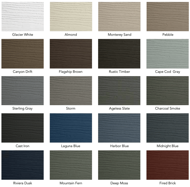 Alside Ascend Composite Siding Colors